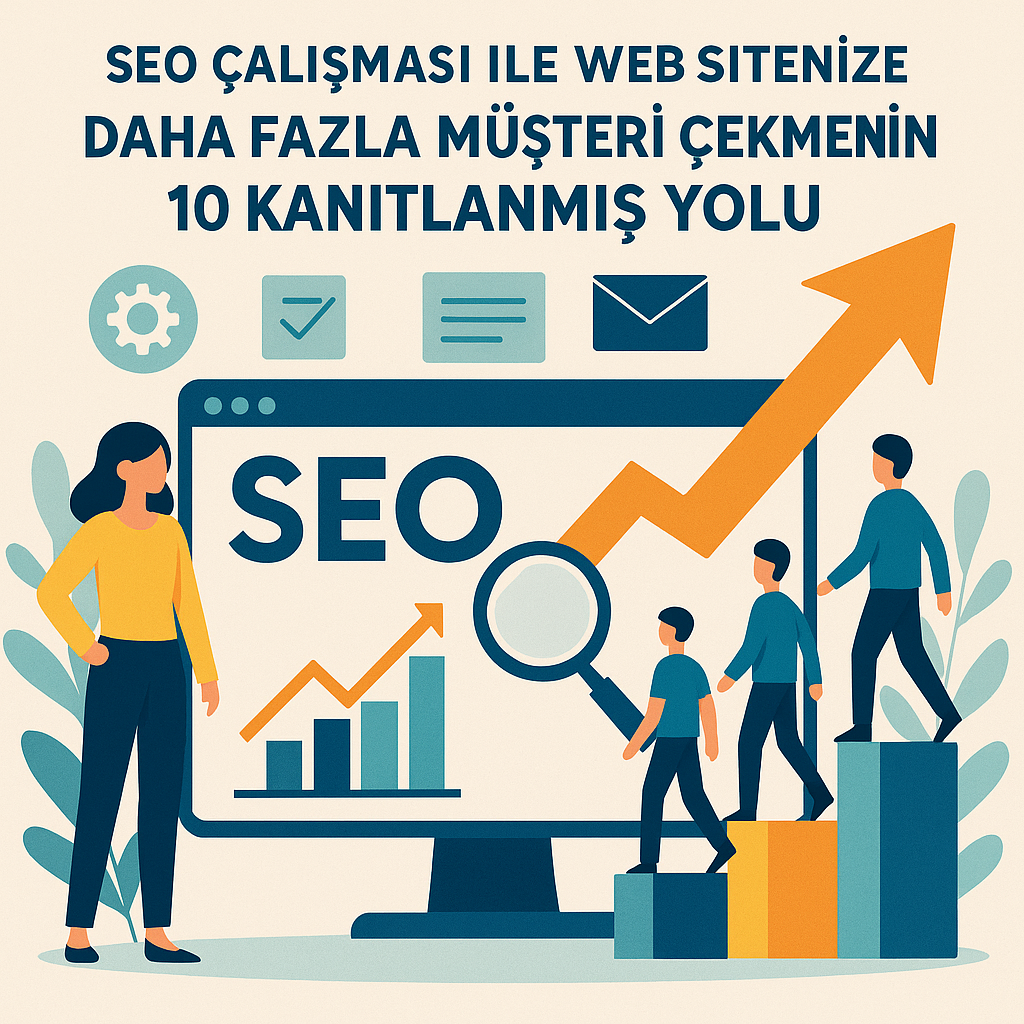 Seo çalışmalarının getirileri için organik trafik ve dönüşüm oranı tablosu